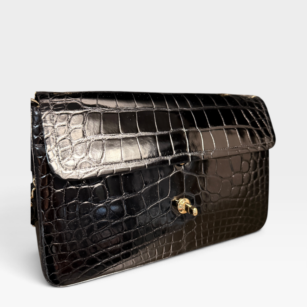 Chanel Timeless Classic Alligator – Black
