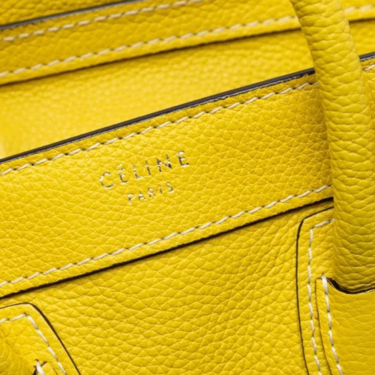 Celine Nano Leather Luggage Tote
