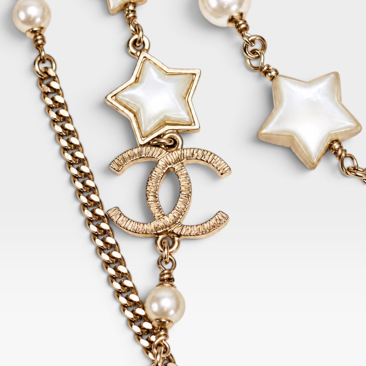 Chanel Star Multi Strand Necklace