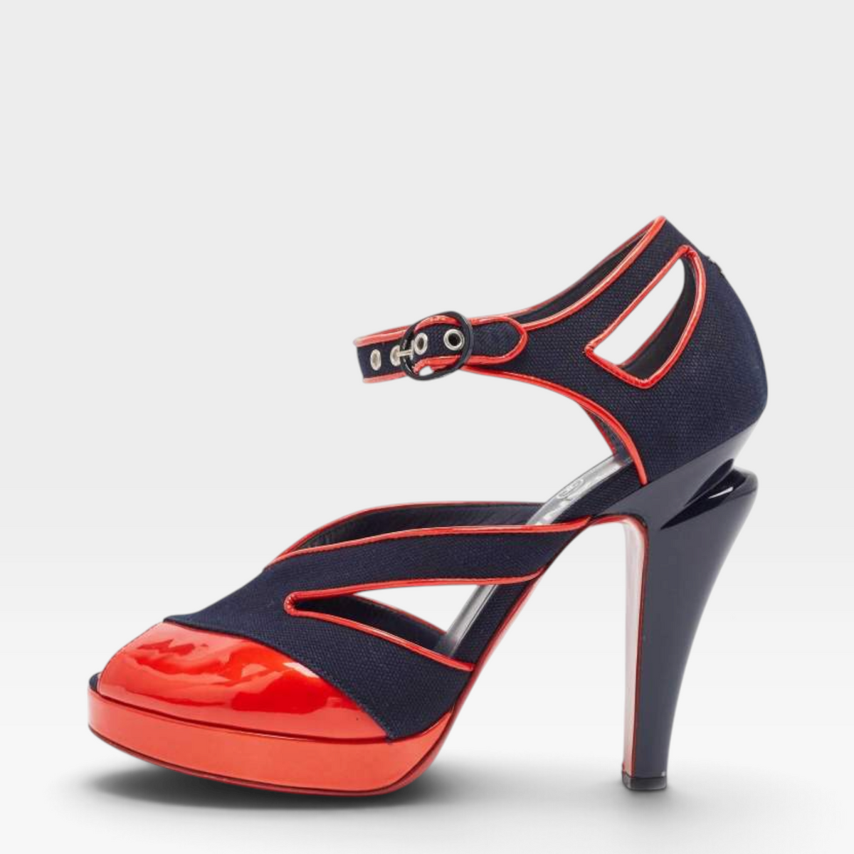 Chanel Vintage 2008 Runway Peep Toe Sandals