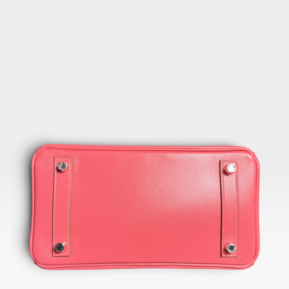 Hermès Birkin 25, Rose Chèvre Mysore, Palladium Hardware - R Stamp