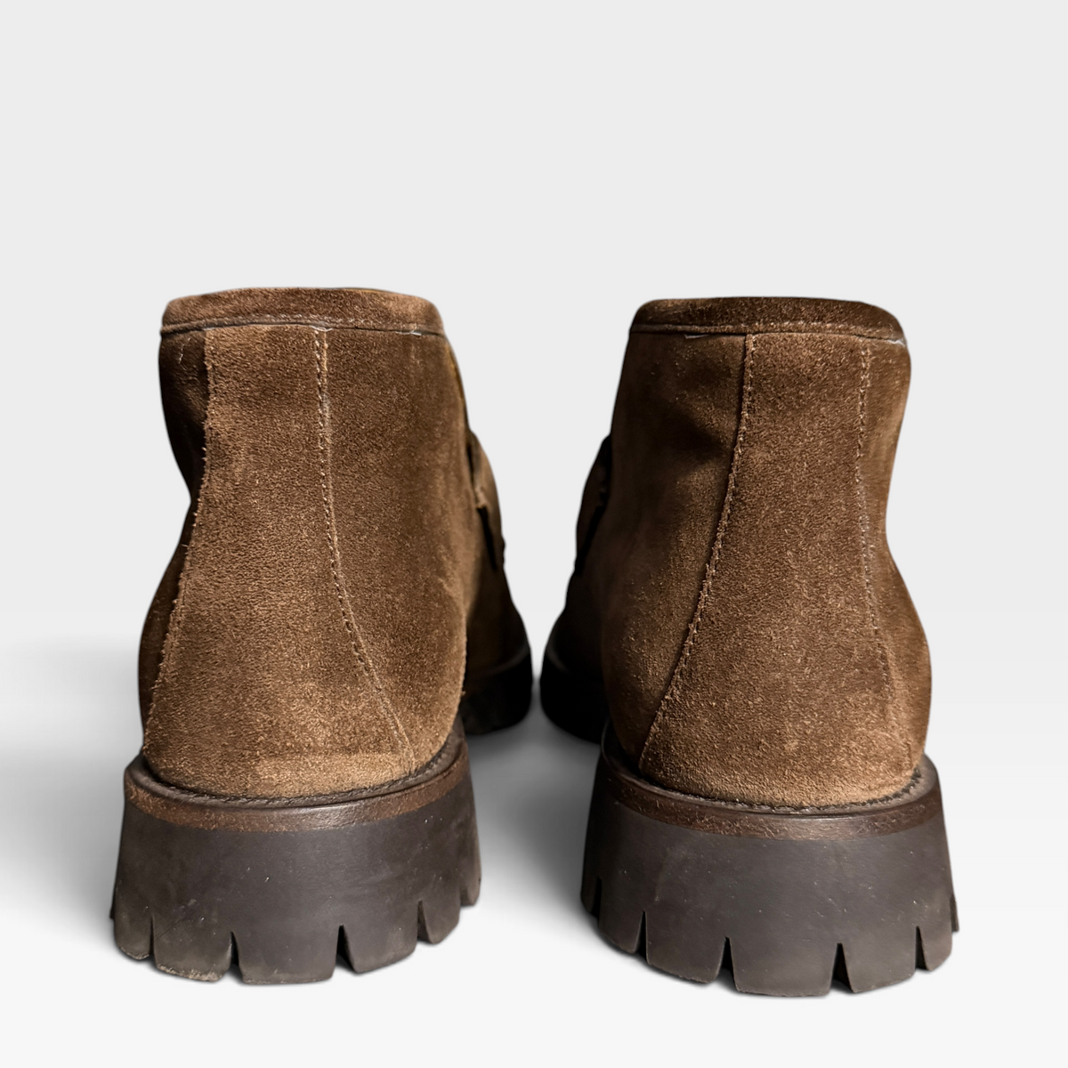 Gucci Horsebit Suede Ankle Boots
