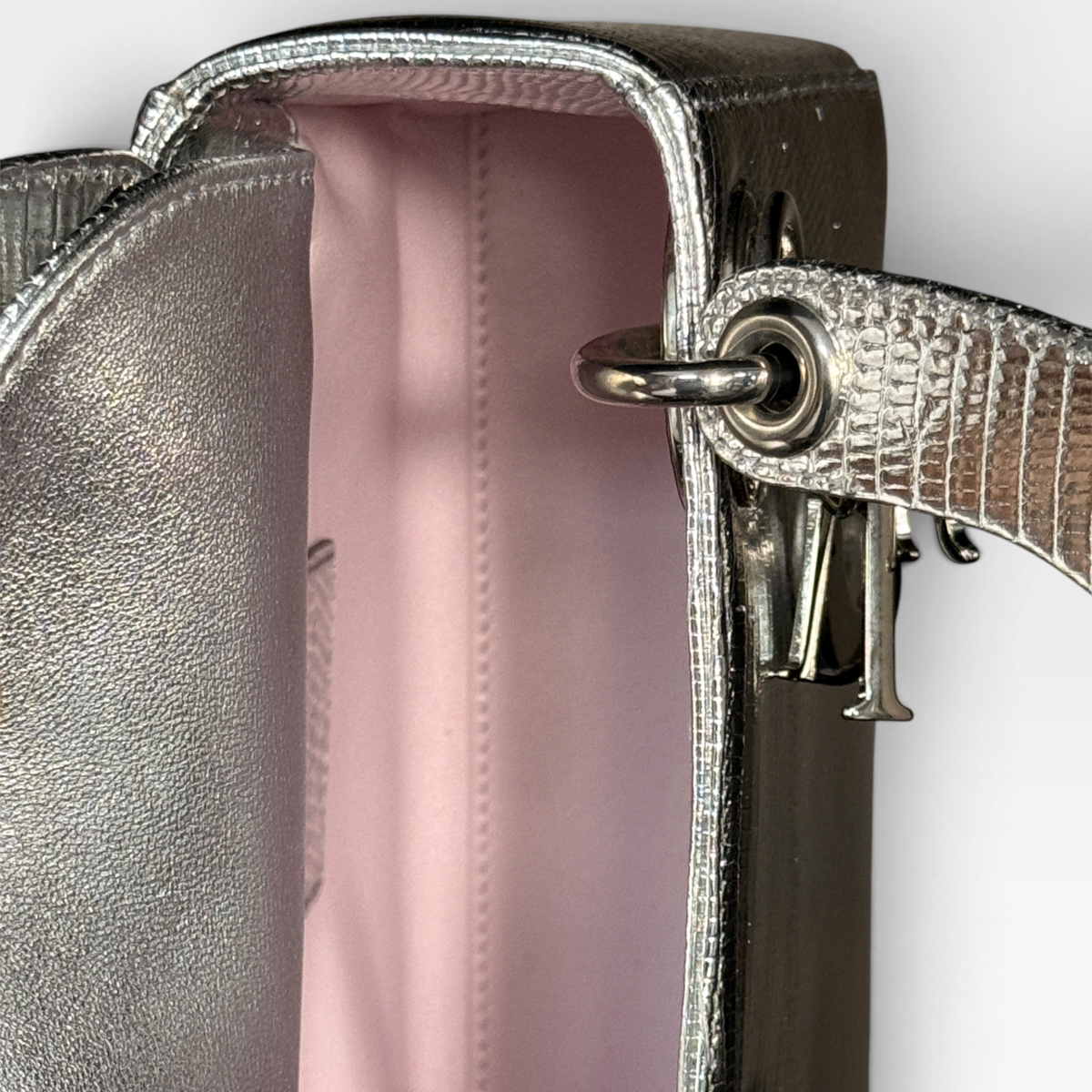 Christian Dior Lady Dior, Silver Lizard