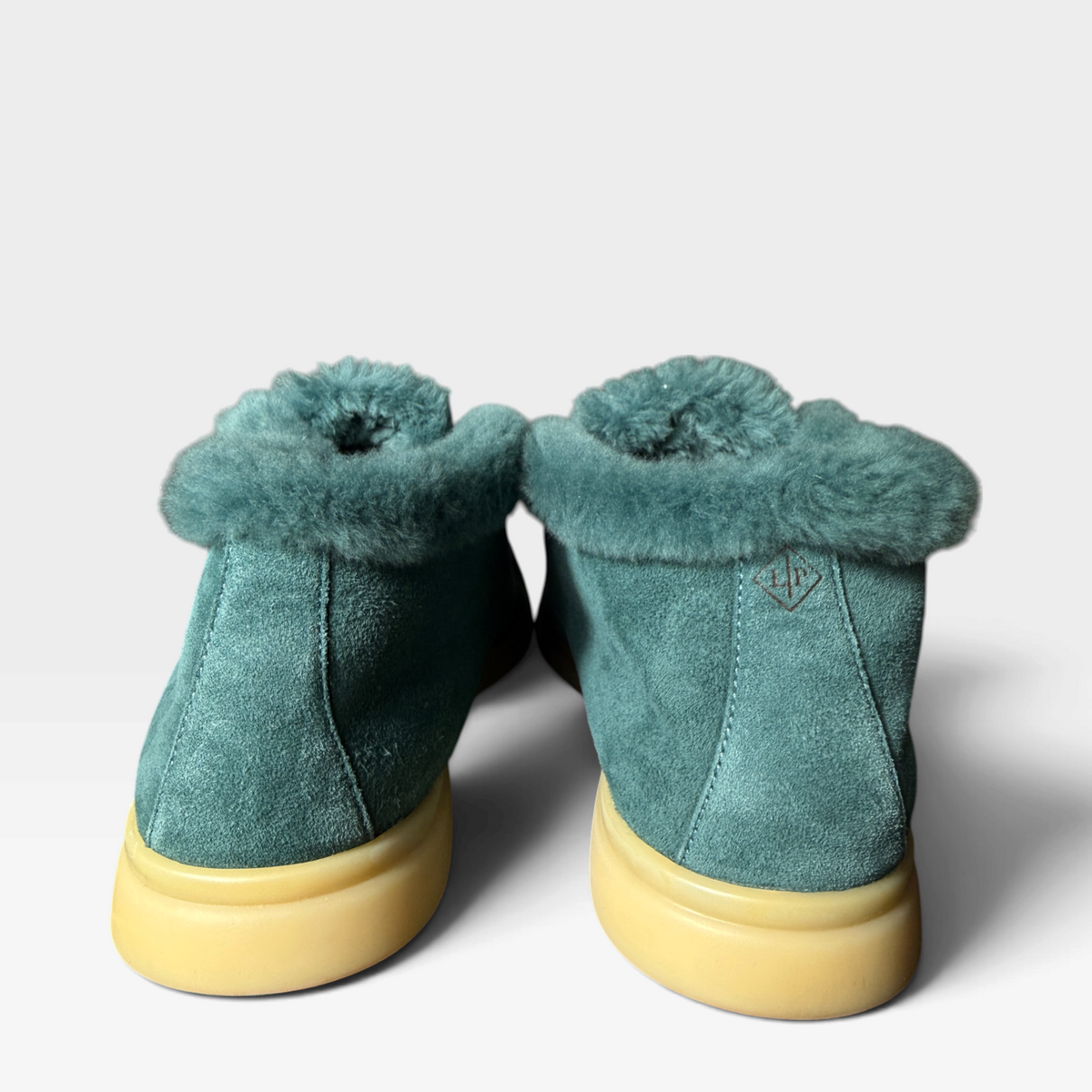 Loro Piana Open Walk Fur-Lined Suede Ankle Boots