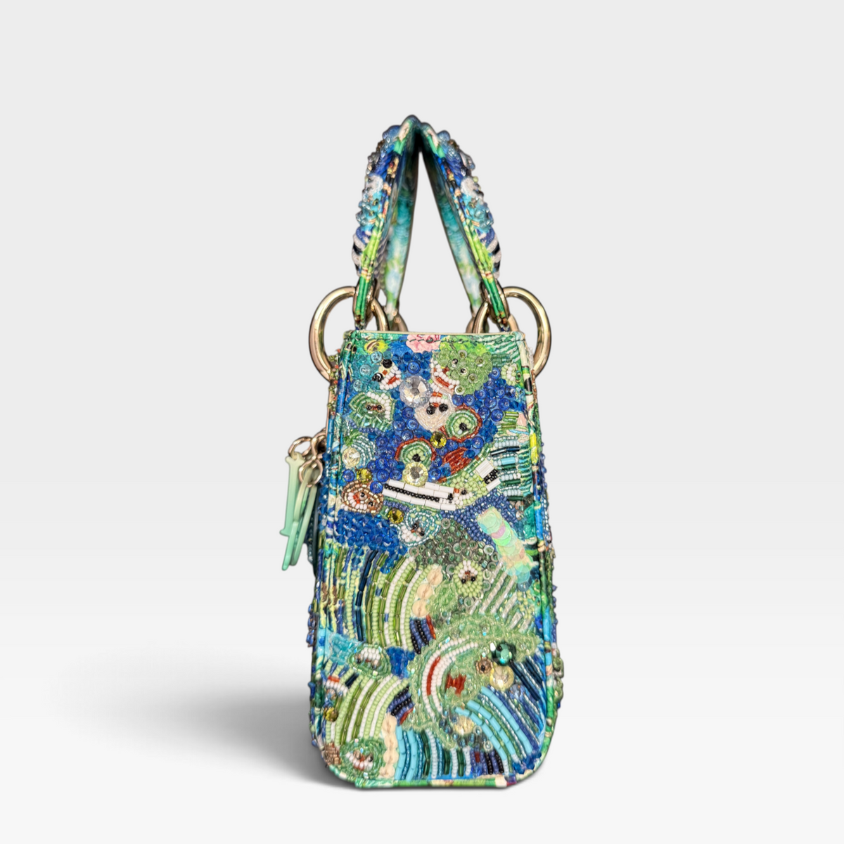 Christian Dior Lady Dior, Art Embellished Bag