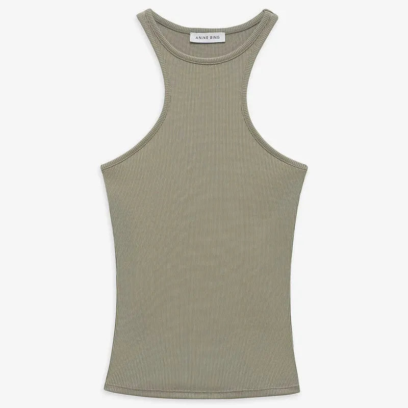 ANINE BING OLIVE RACER VEST