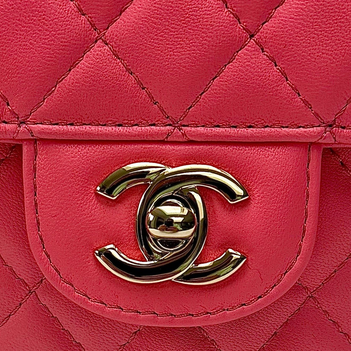 Chanel Heart Bag - Coral Pink Quilted Leather, Gold Hardware