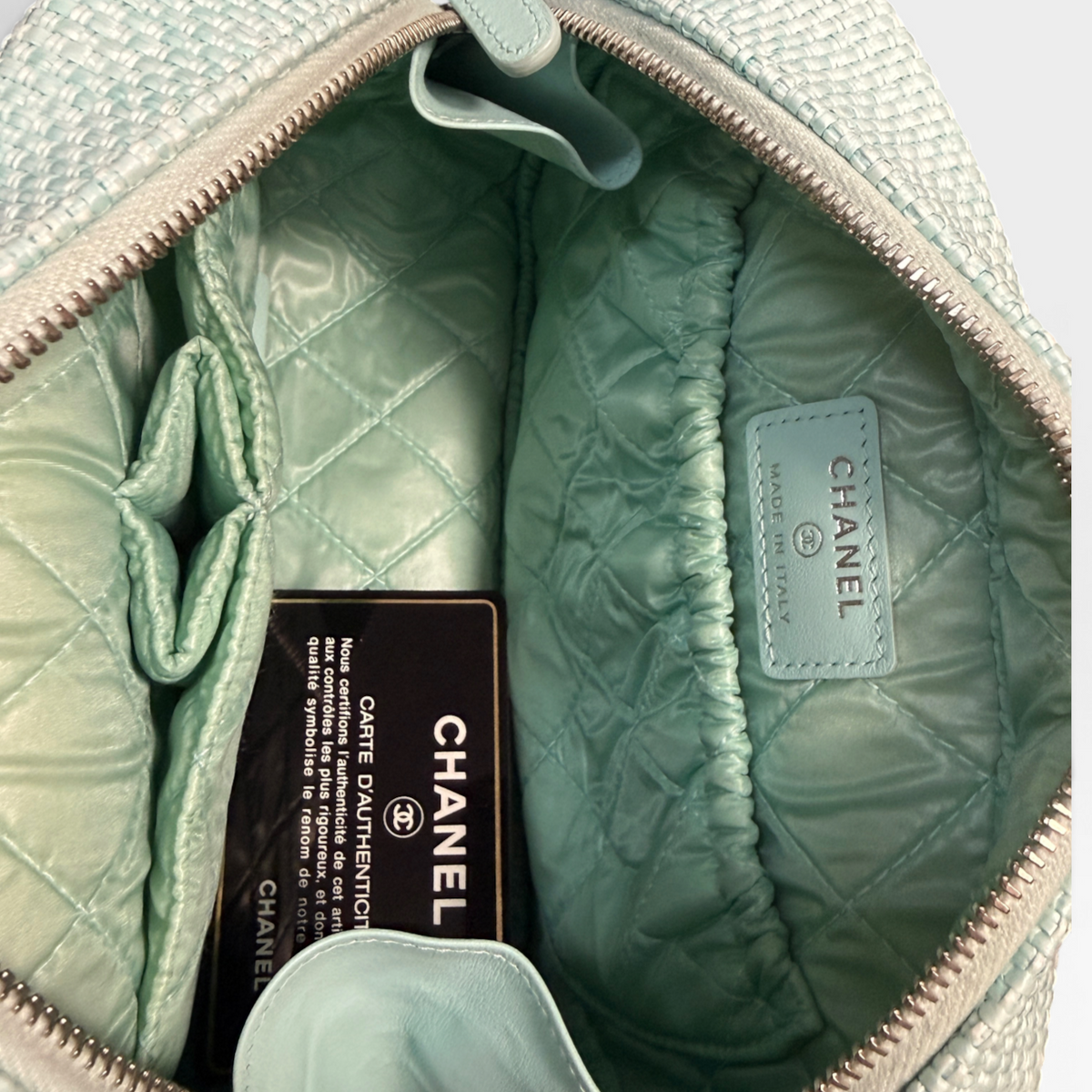 Chanel Deauville Vanity Case – Green