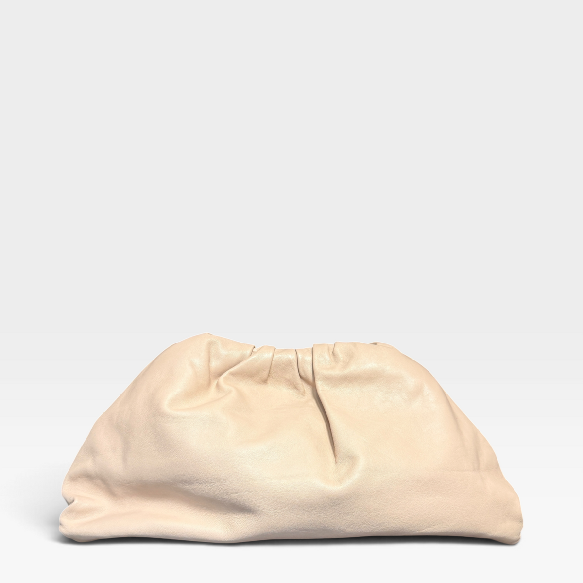 Bottega Veneta Blush Leather Pouch Bag