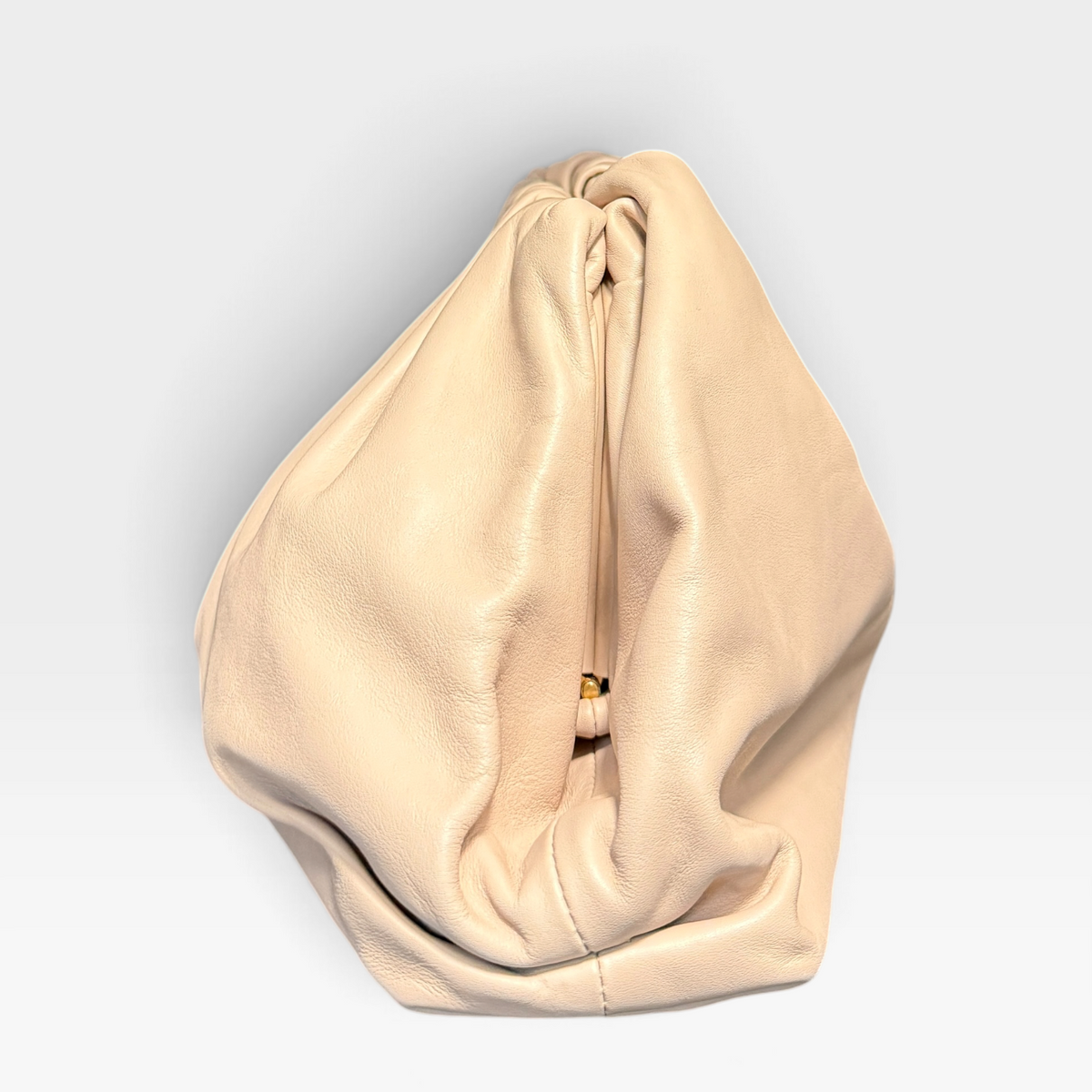 Bottega Veneta Blush Leather Pouch Bag