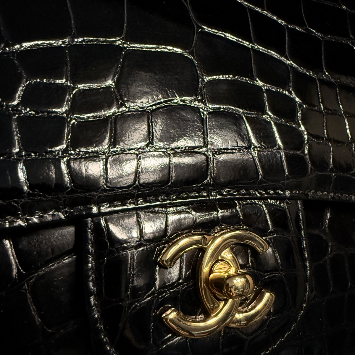 Chanel Timeless Classic Alligator – Black
