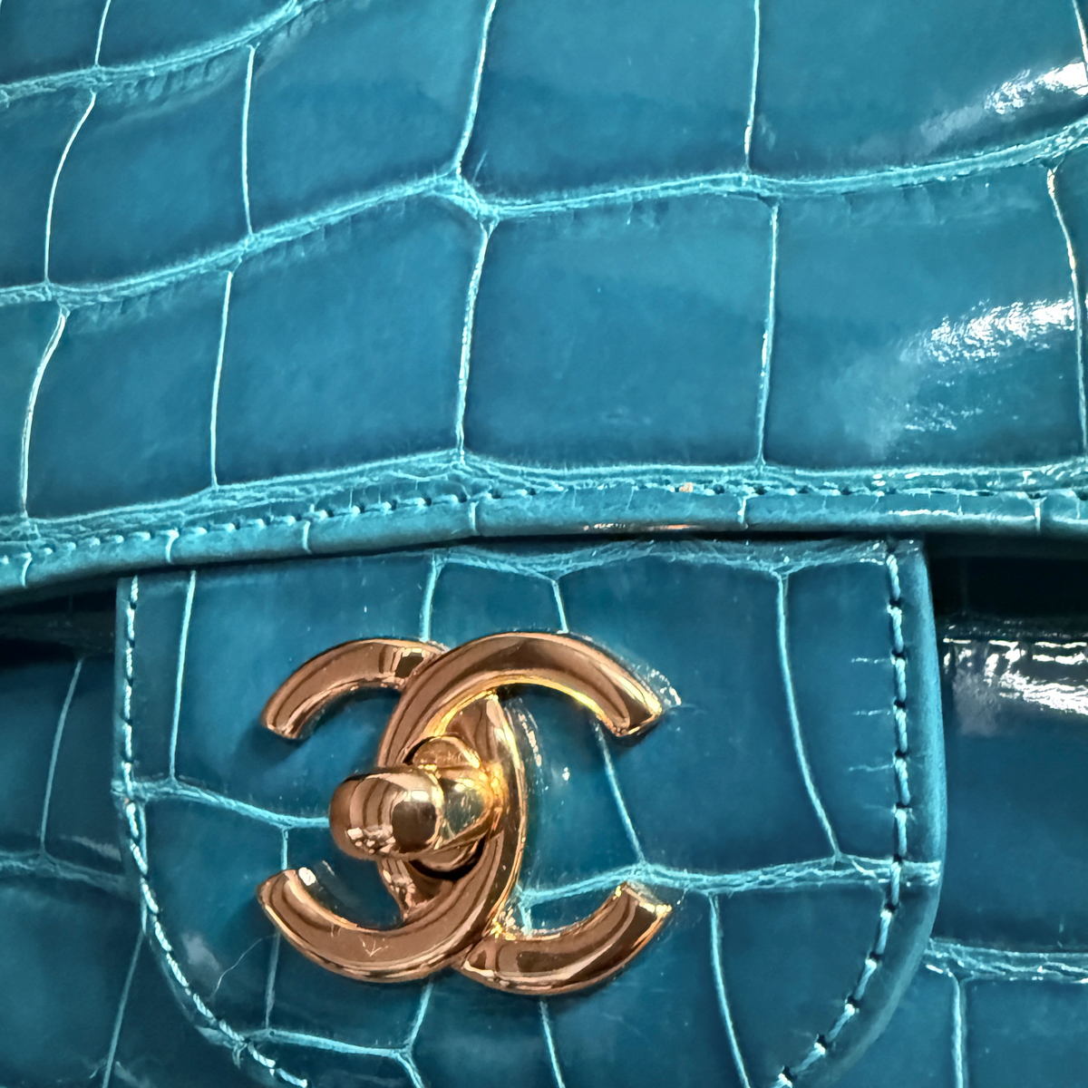 Chanel Timeless Classic Alligator – Teal