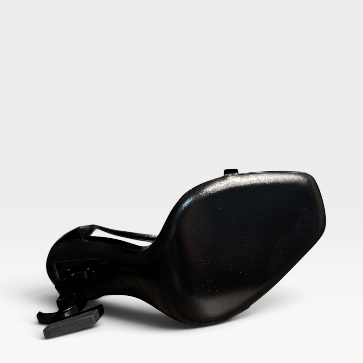 Saint Laurent Opyum Patent Logo Heels