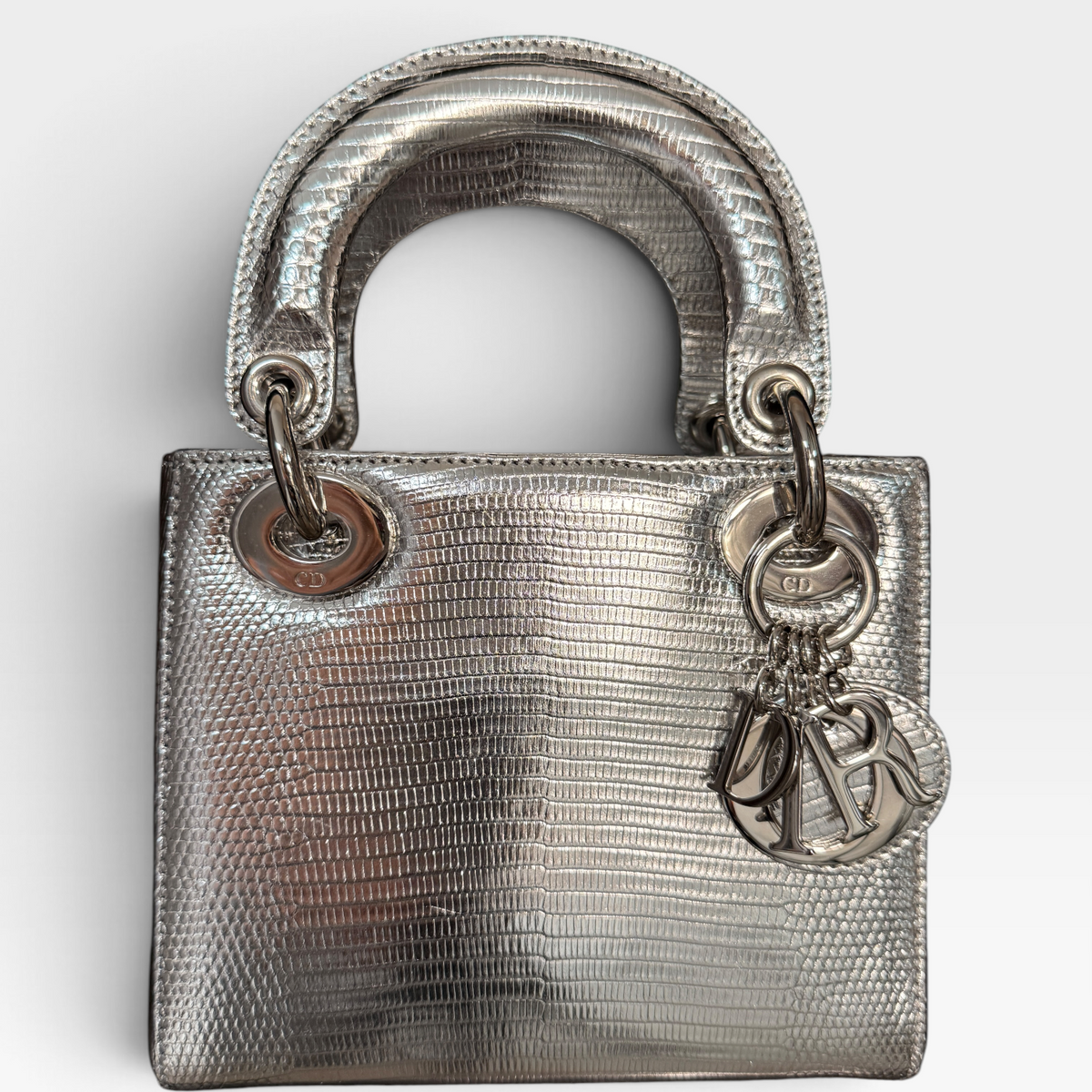 Christian Dior Lady Dior, Silver Lizard