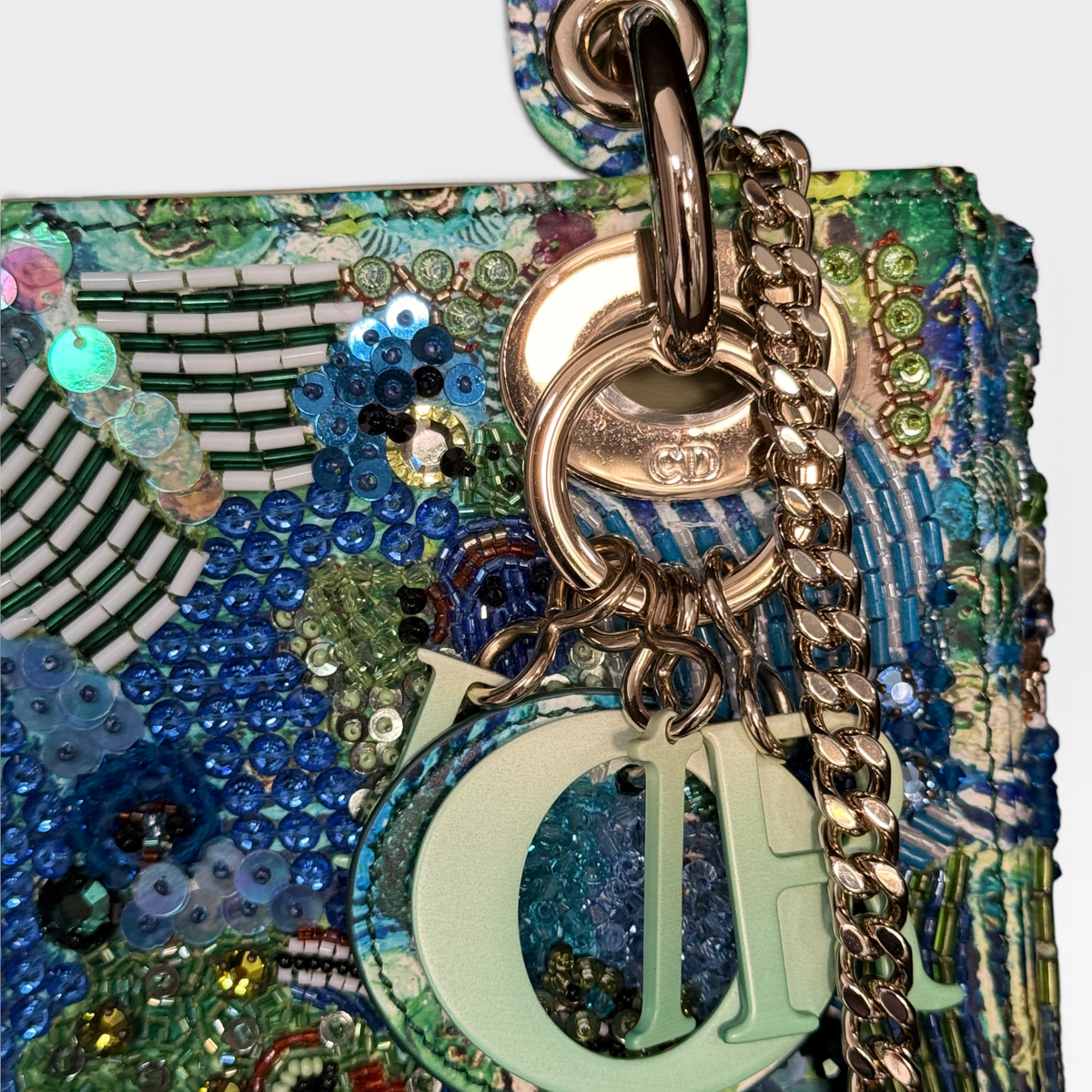 Christian Dior Lady Dior, Art Embellished Bag