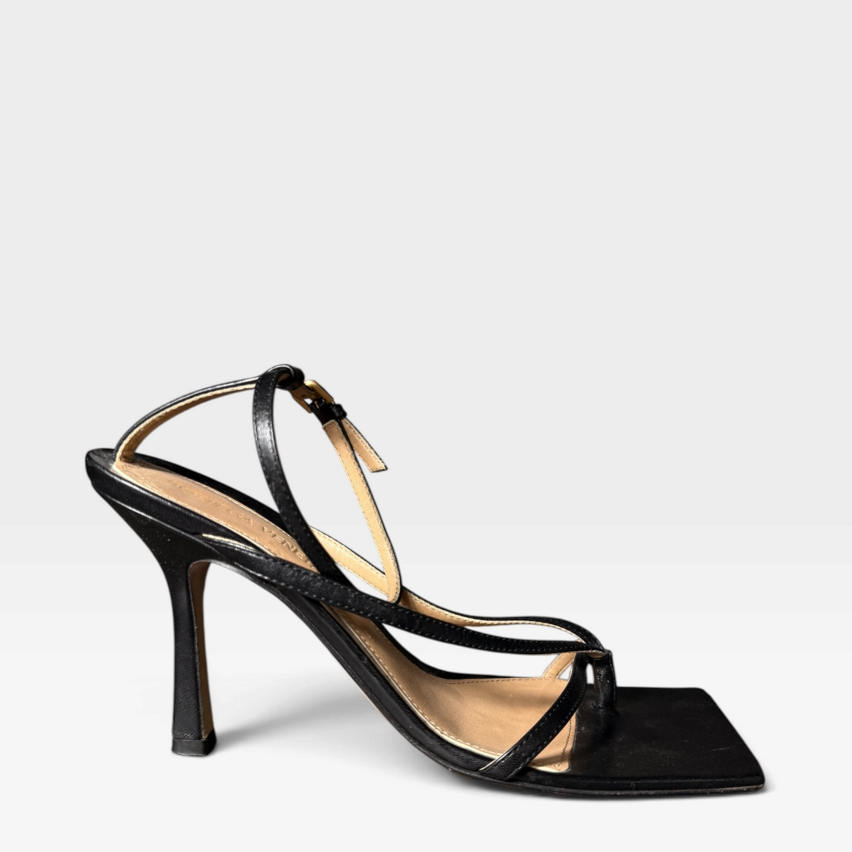 Bottega Veneta Square Toe Sandals