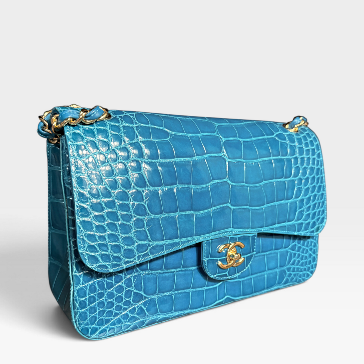 Chanel Timeless Classic Alligator – Teal