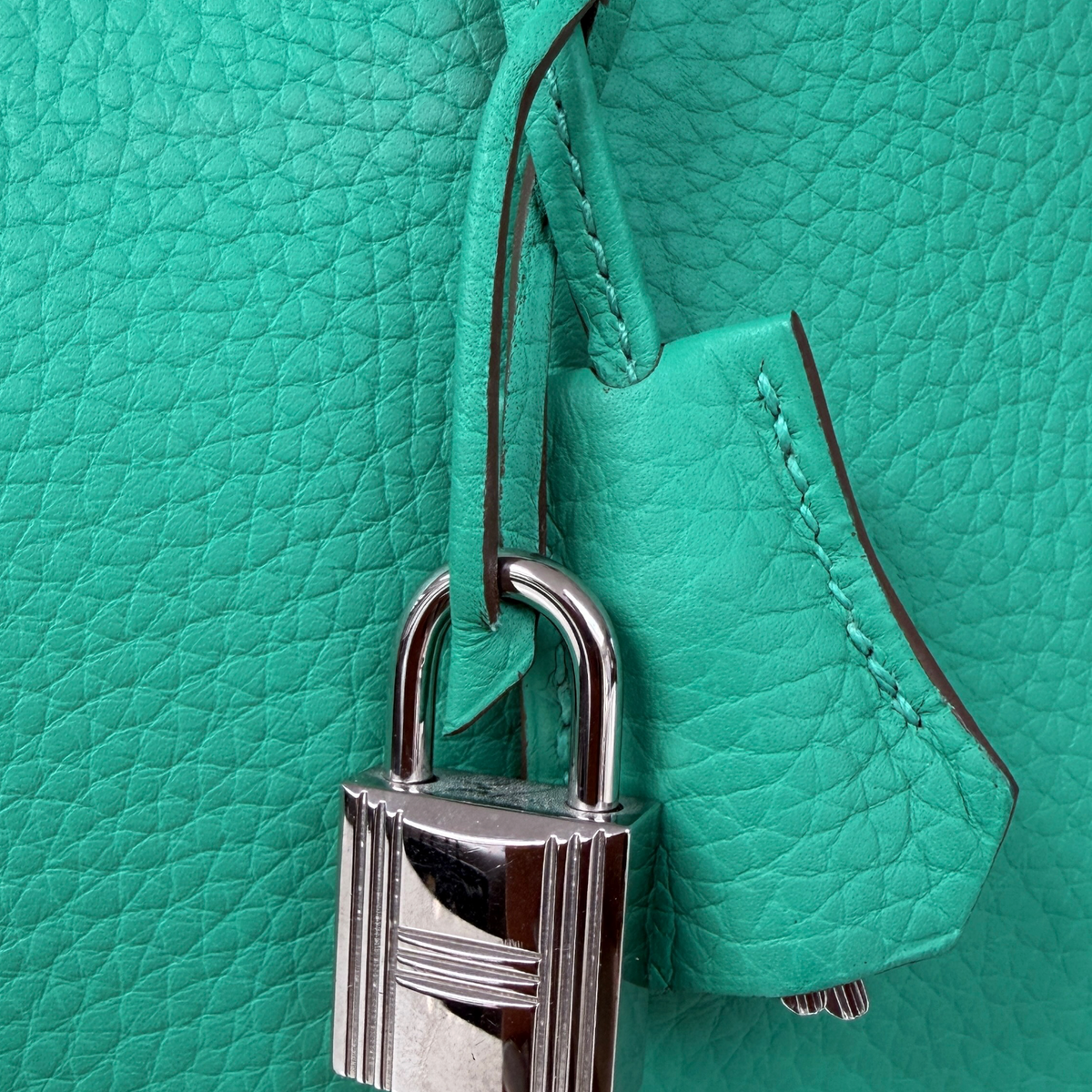 Hermès Birkin 35, Menthe Togo Leather, Palladium Hardware, P Stamp
