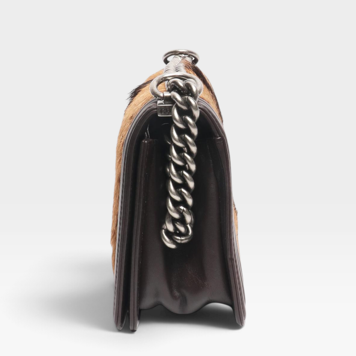 Chanel Lambskin & Pony Boy Bag