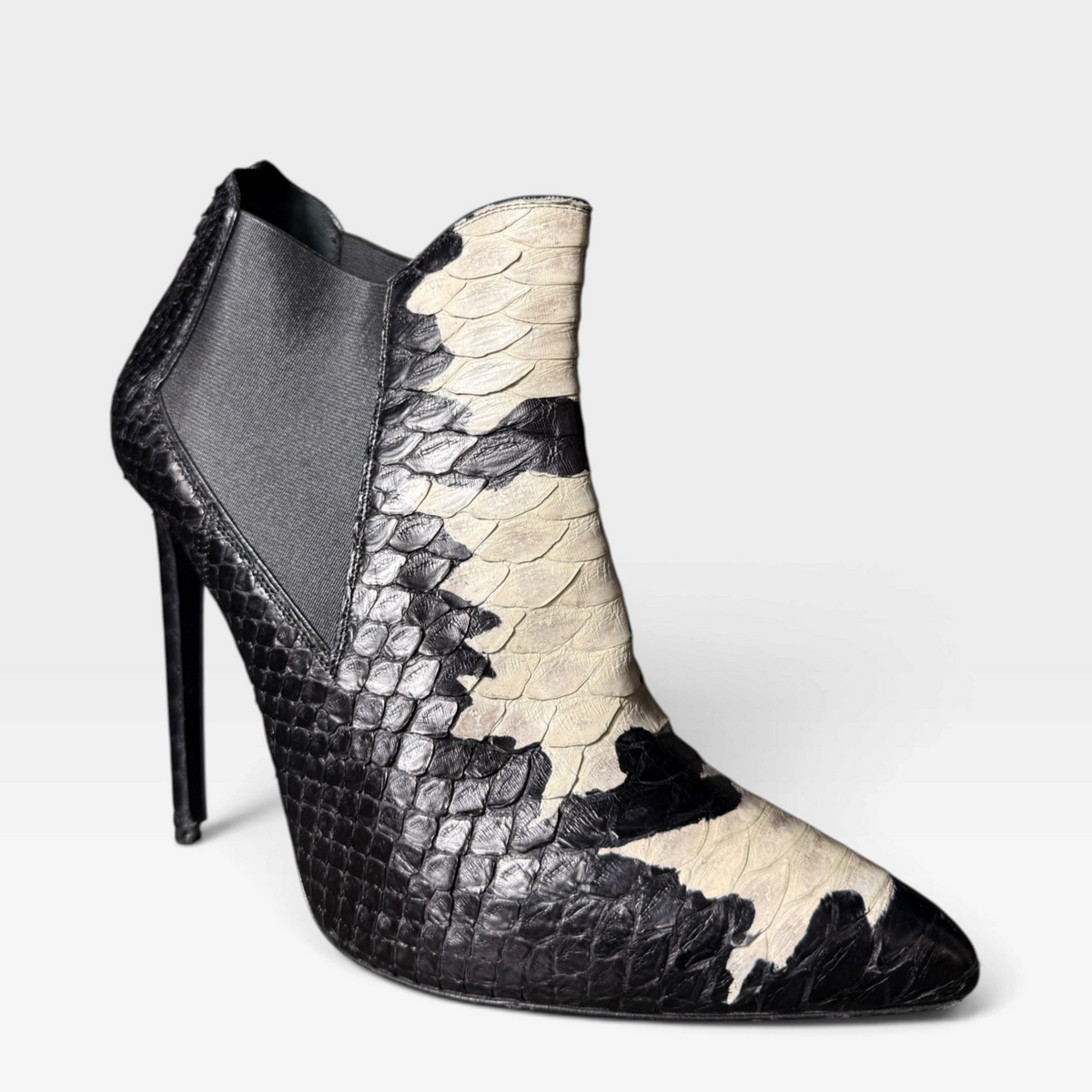 Saint Laurent Python Ankle Boots