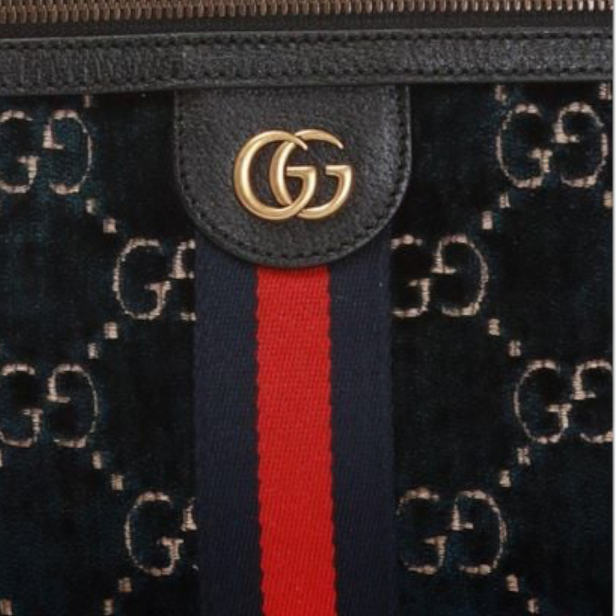 Gucci Velvet Large Belt Bag
