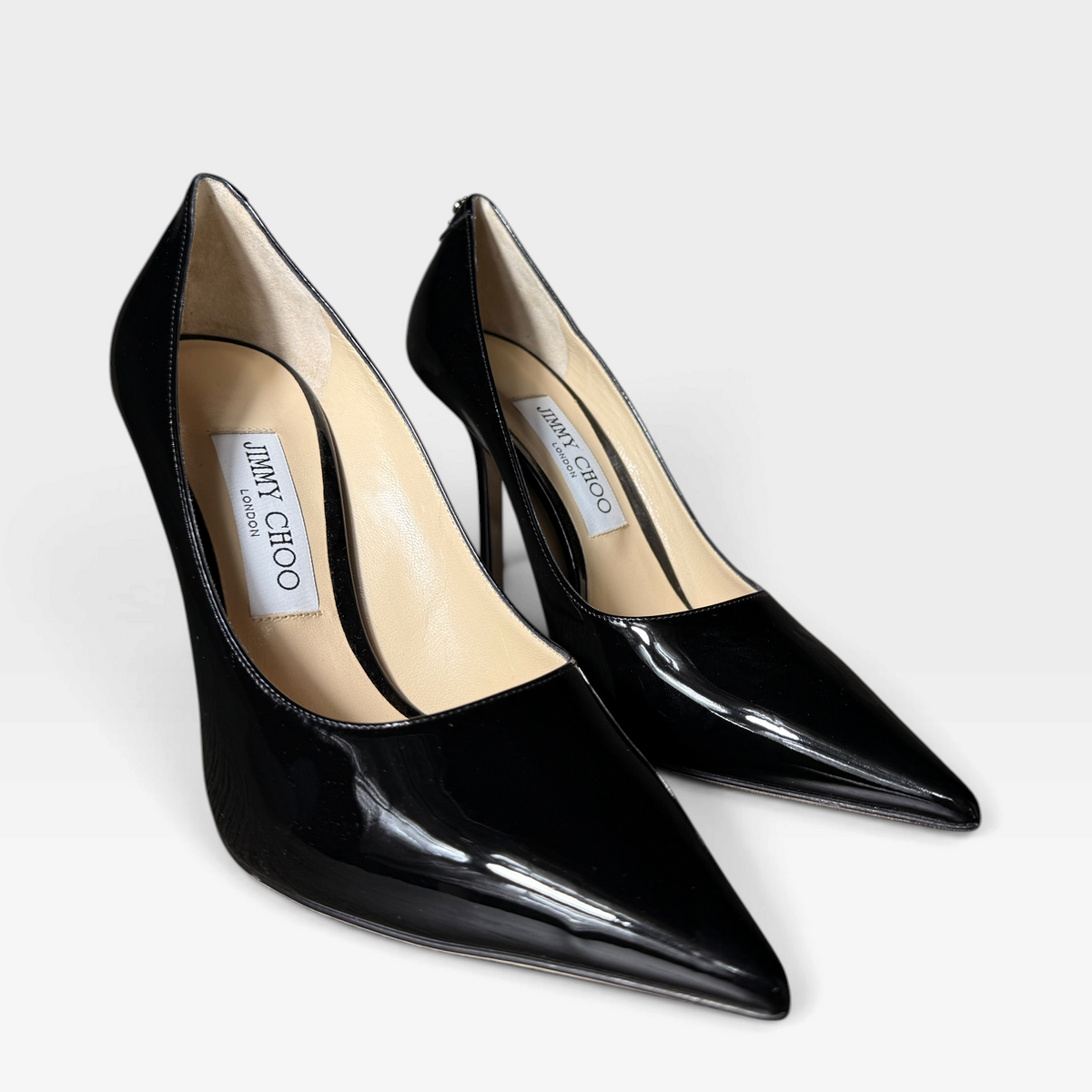 Jimmy Choo Love 100 Patent Leather Heels