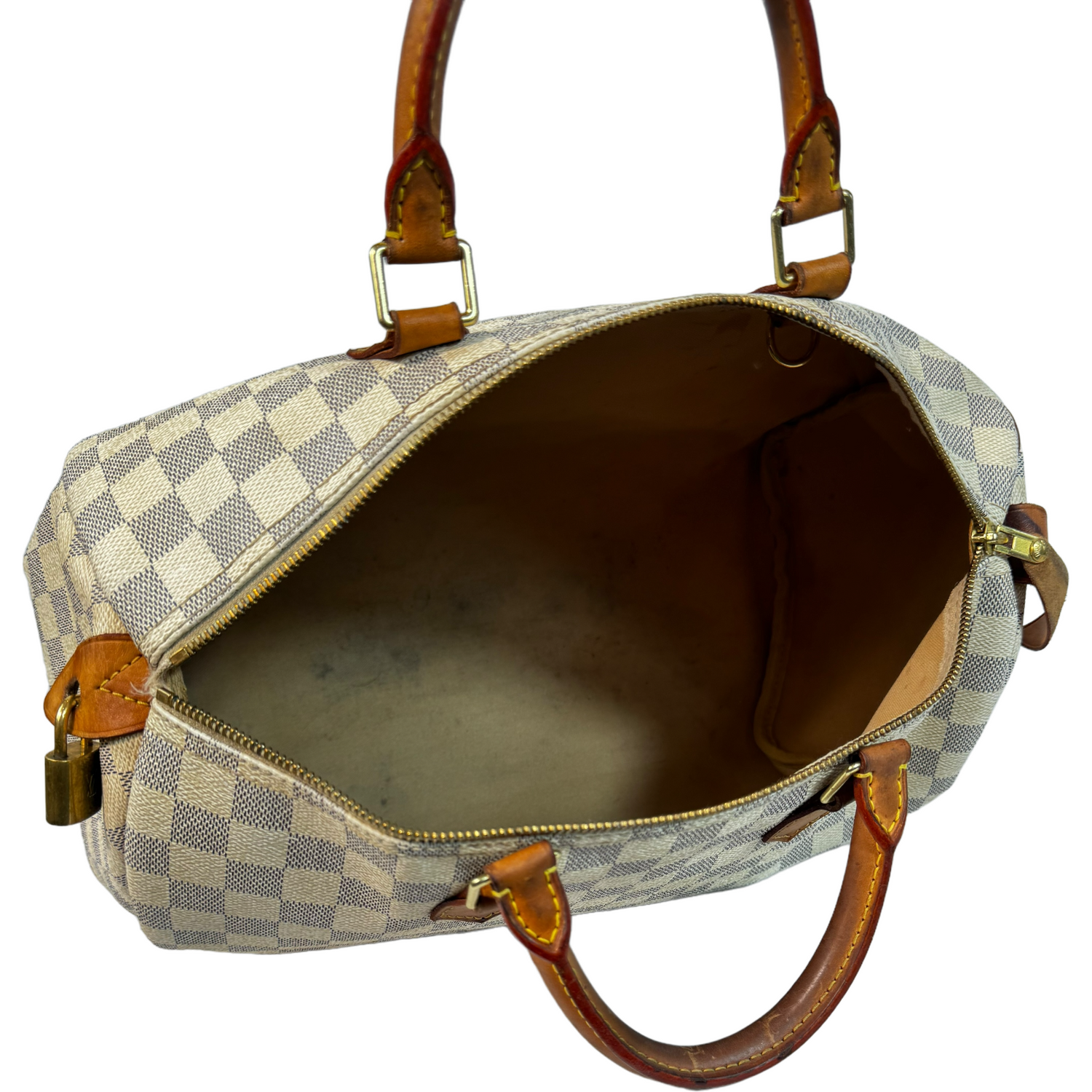 Louis Vuitton Damien Azur Speedy 35 Handbag