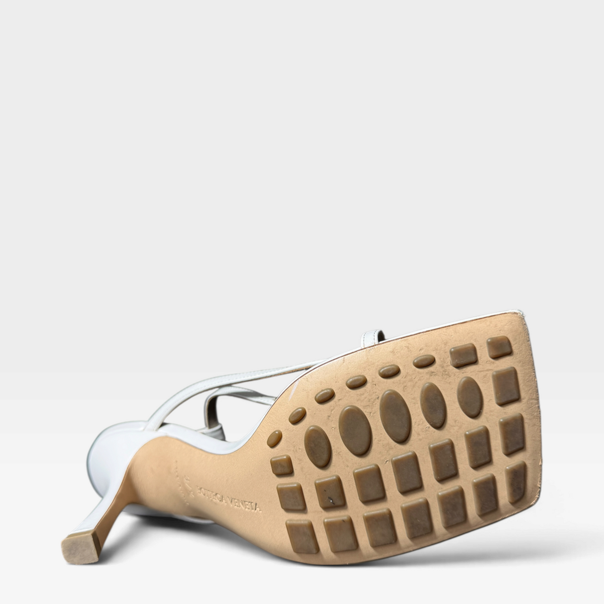 Bottega Veneta Square Toe Sandals