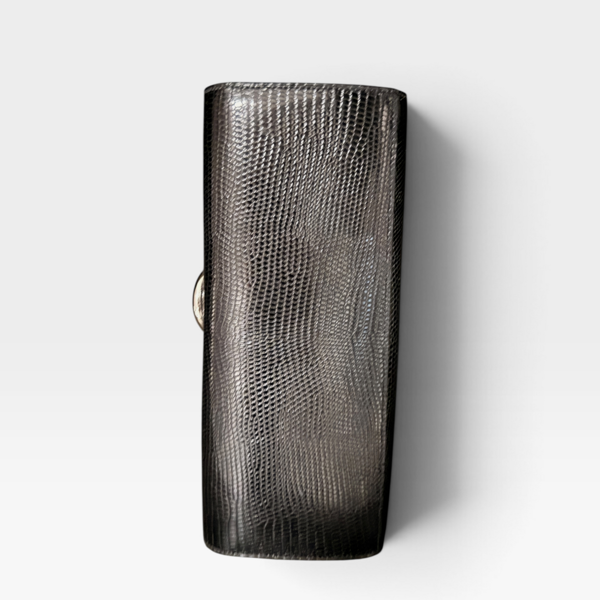 Hermès Égée Clutch, Niloticus Lizard, Palladium-Plated Hardware