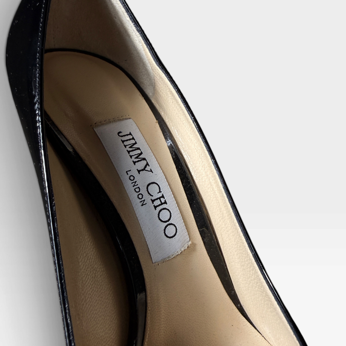 Jimmy Choo Love 100 Patent Leather Heels
