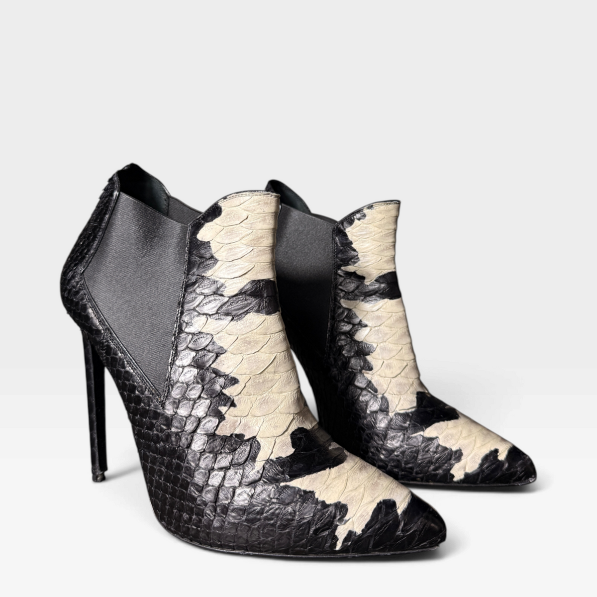 Saint Laurent Python Ankle Boots