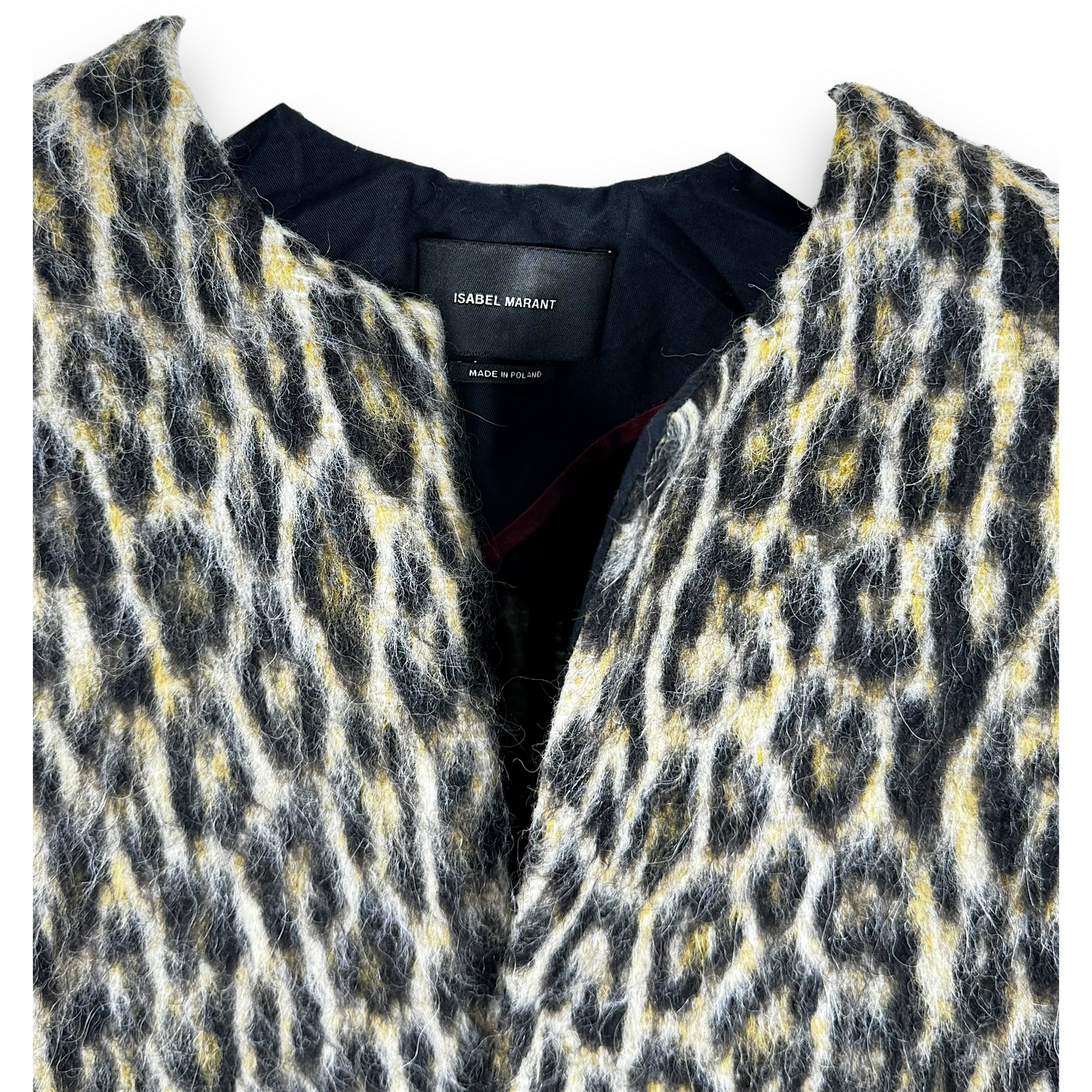 Isabel Marant Leopard Brushed Coat