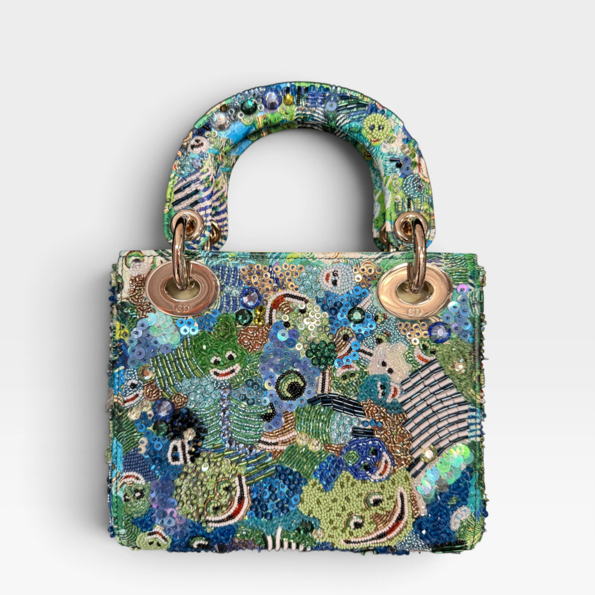 Christian Dior Lady Dior, Art Embellished Bag