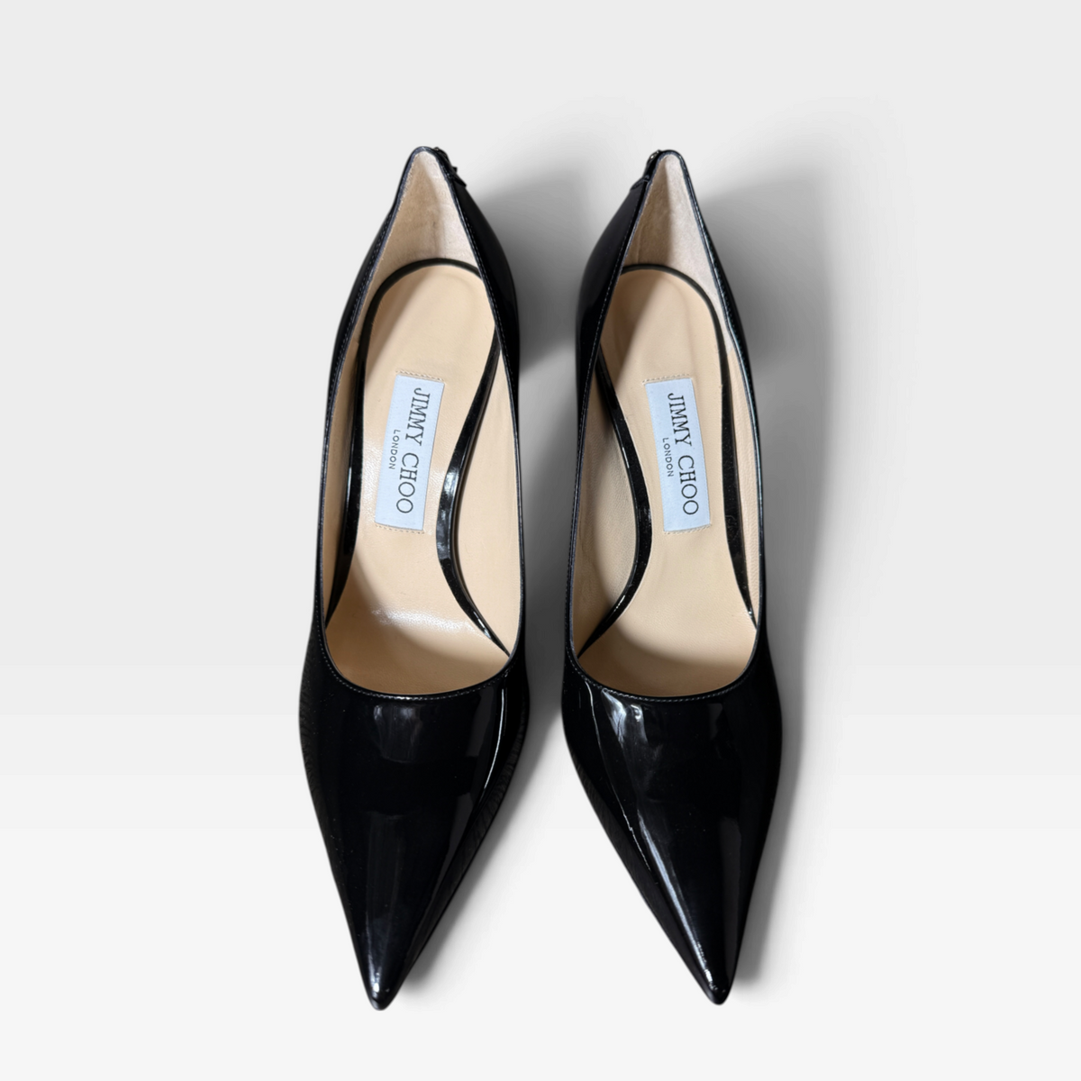 Jimmy Choo Love 100 Patent Leather Heels