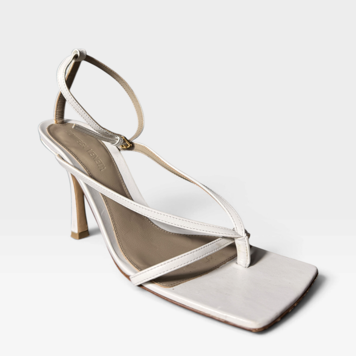 Bottega Veneta Square Toe Sandals