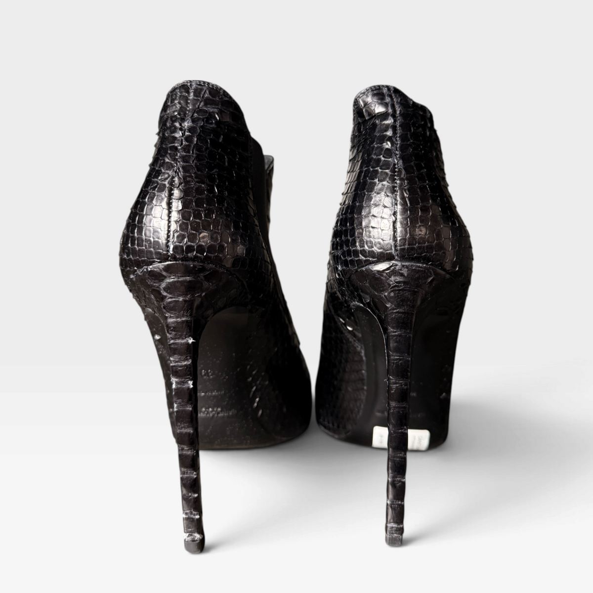 Saint Laurent Python Ankle Boots