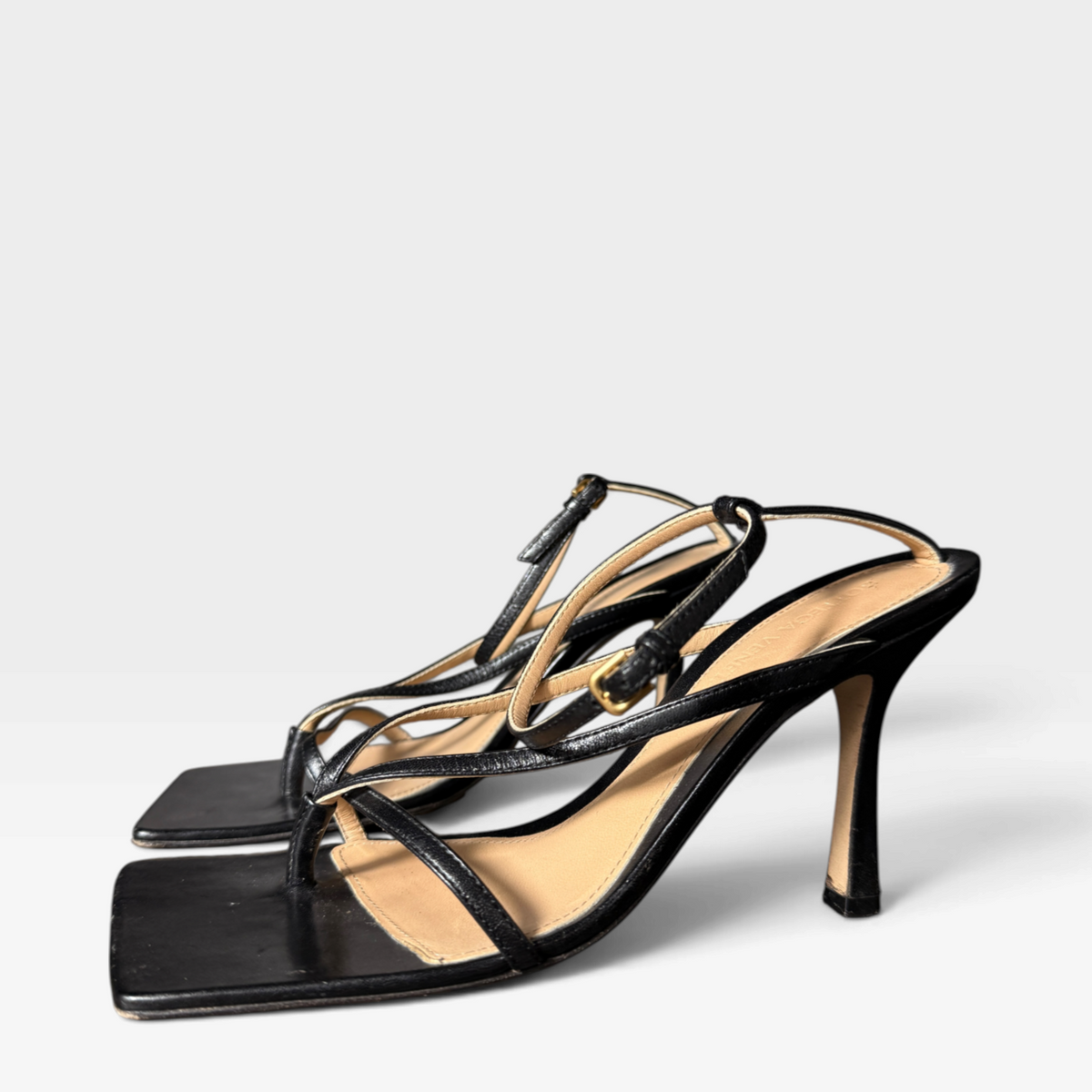 Bottega Veneta Square Toe Sandals