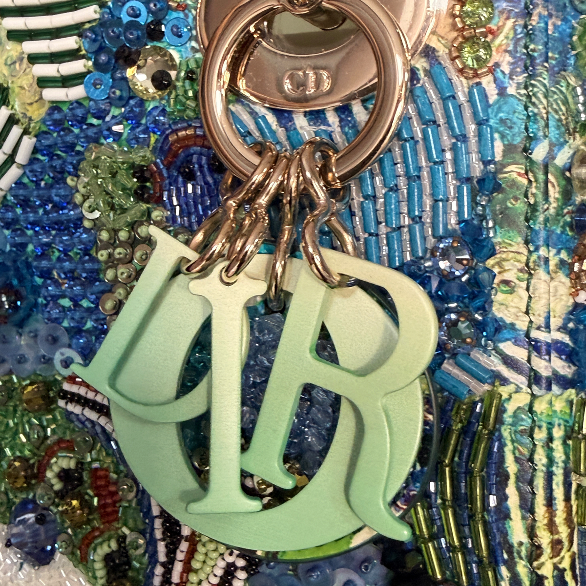 Christian Dior Lady Dior, Art Embellished Bag