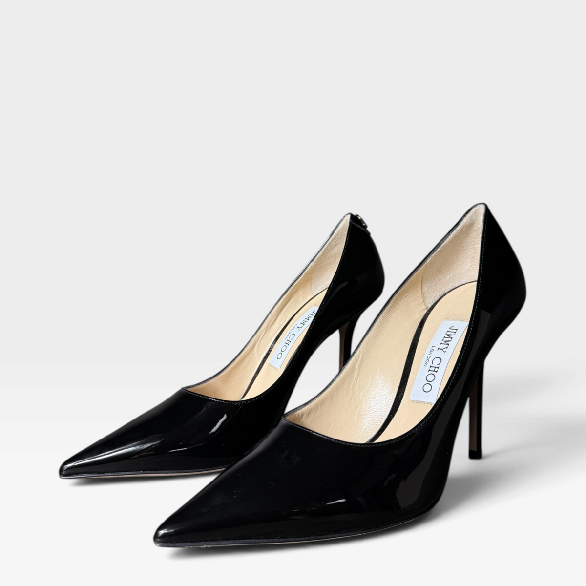 Jimmy Choo Love 100 Patent Leather Heels