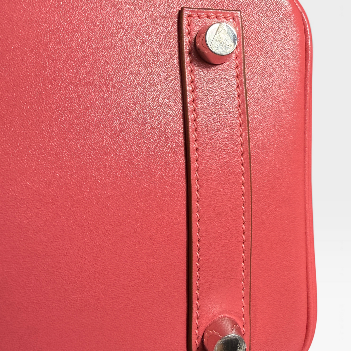 Hermès Birkin 25, Rose Chèvre Mysore, Palladium Hardware - R Stamp