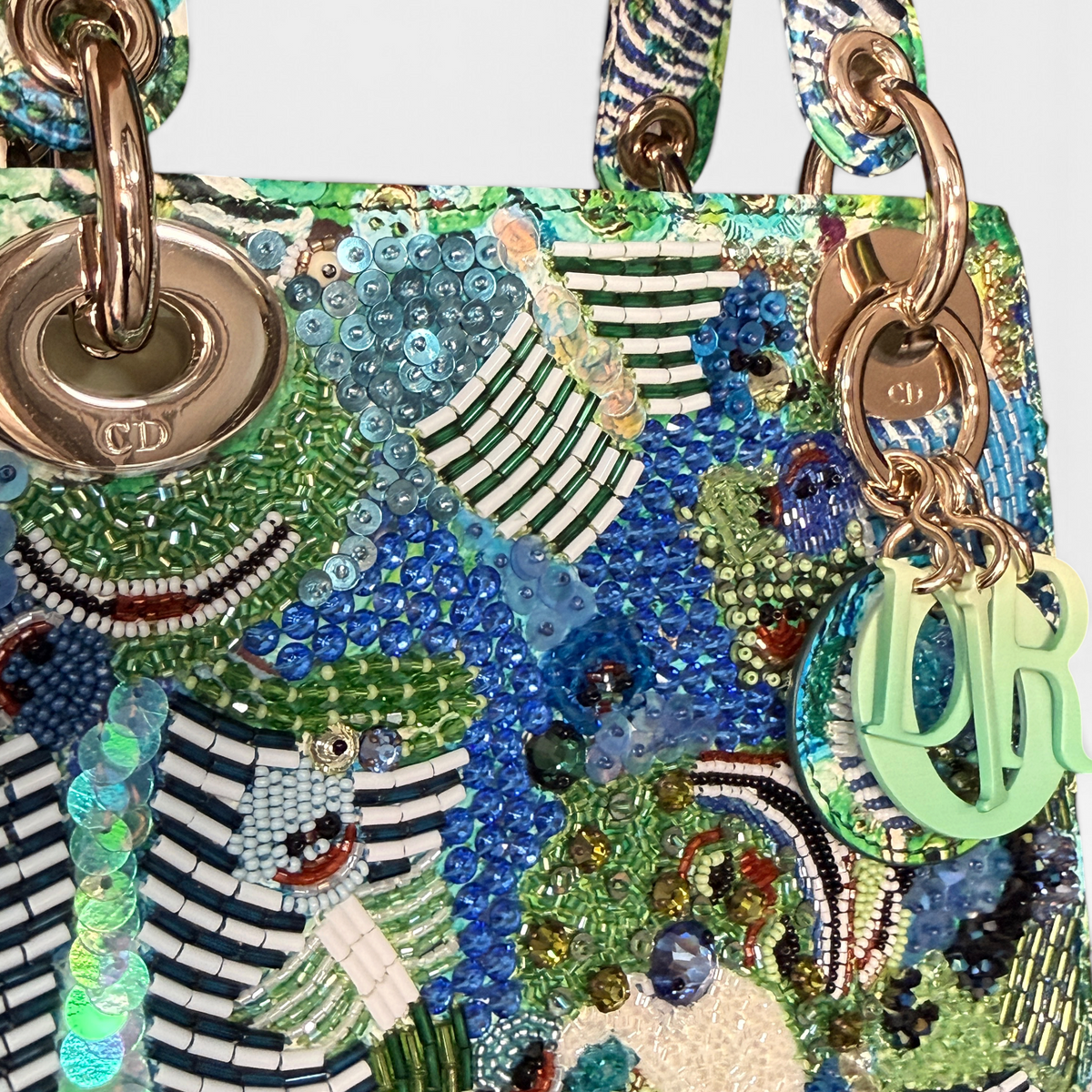 Christian Dior Lady Dior, Art Embellished Bag