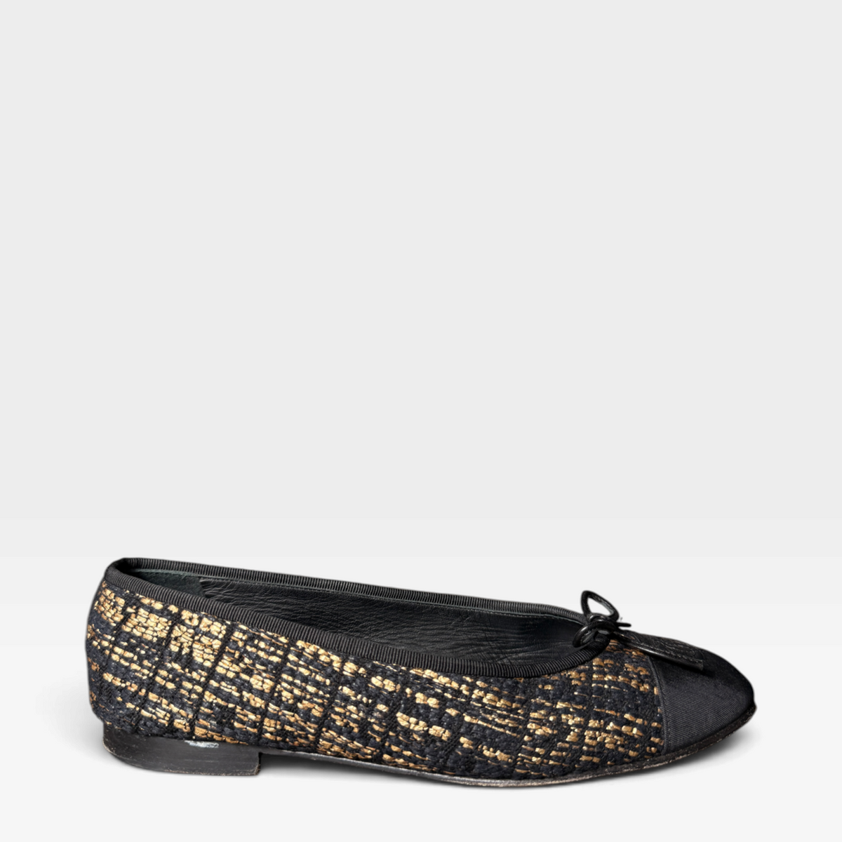 Chanel Tweed Ballet Flats
