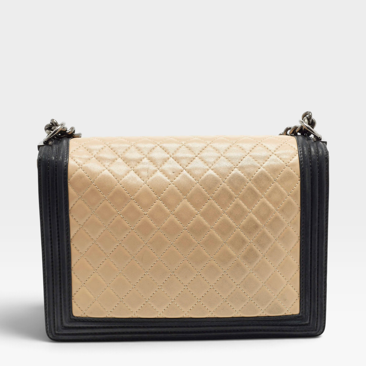 Chanel Large Quilted Leather Boy Flap Bag