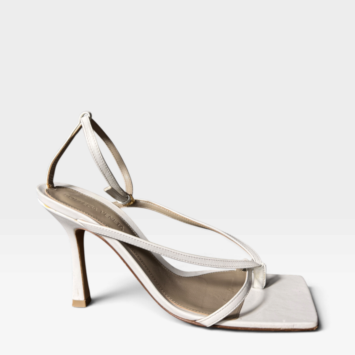 Bottega Veneta Square Toe Sandals