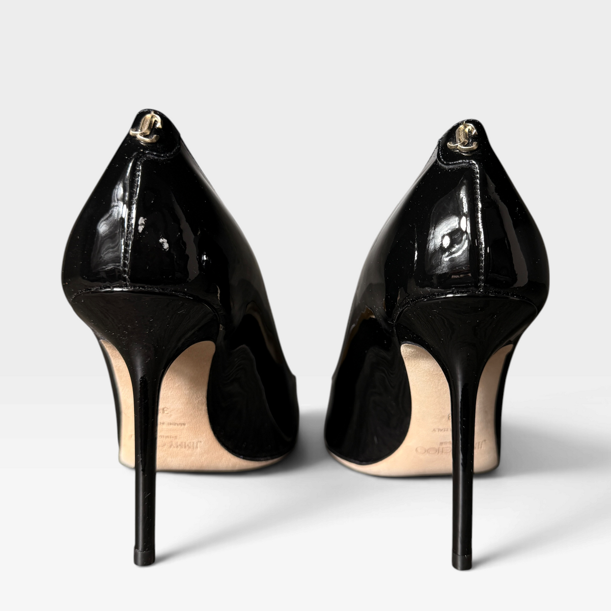 Jimmy Choo Love 100 Patent Leather Heels
