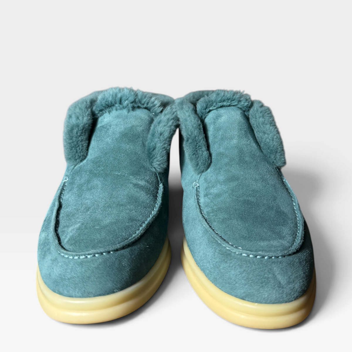 Loro Piana Open Walk Fur-Lined Suede Ankle Boots