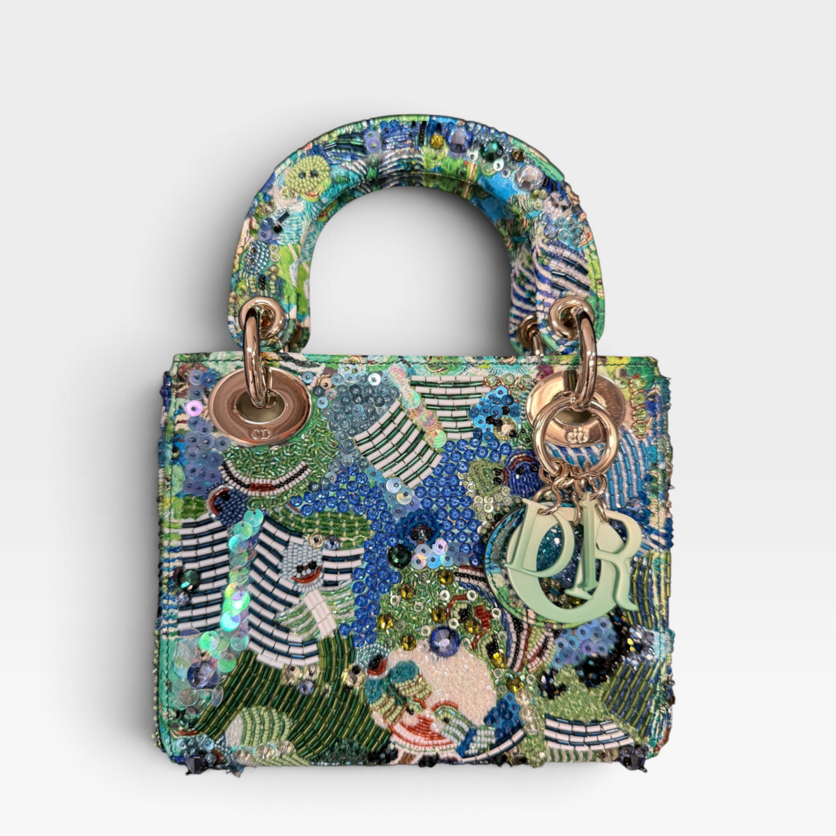 Christian Dior Lady Dior, Art Embellished Bag