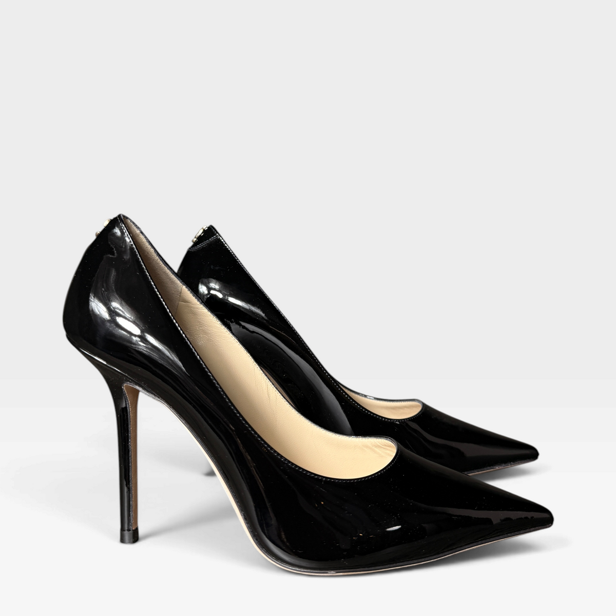 Jimmy Choo Love 100 Patent Leather Heels