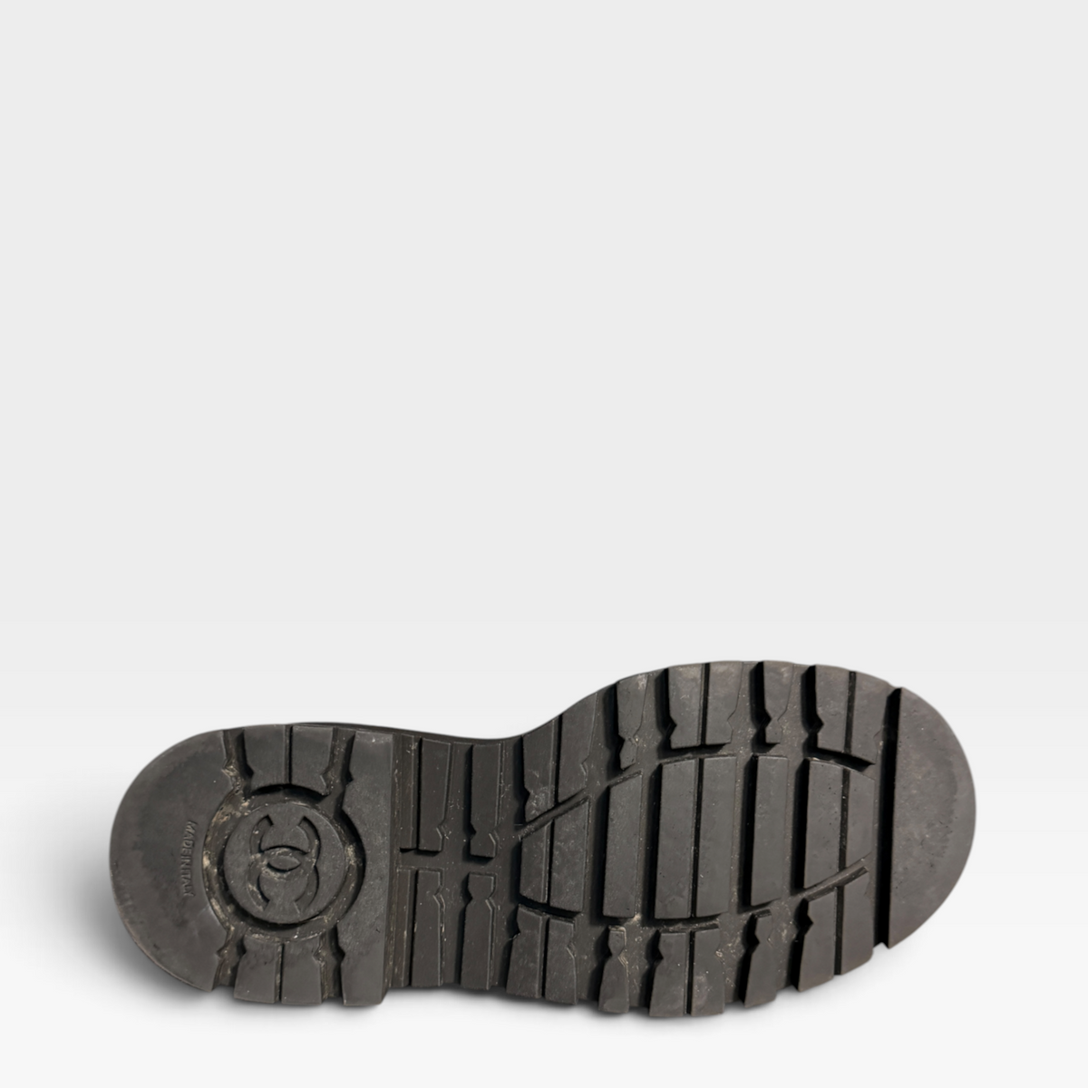Chanel Quilted Combat Boots