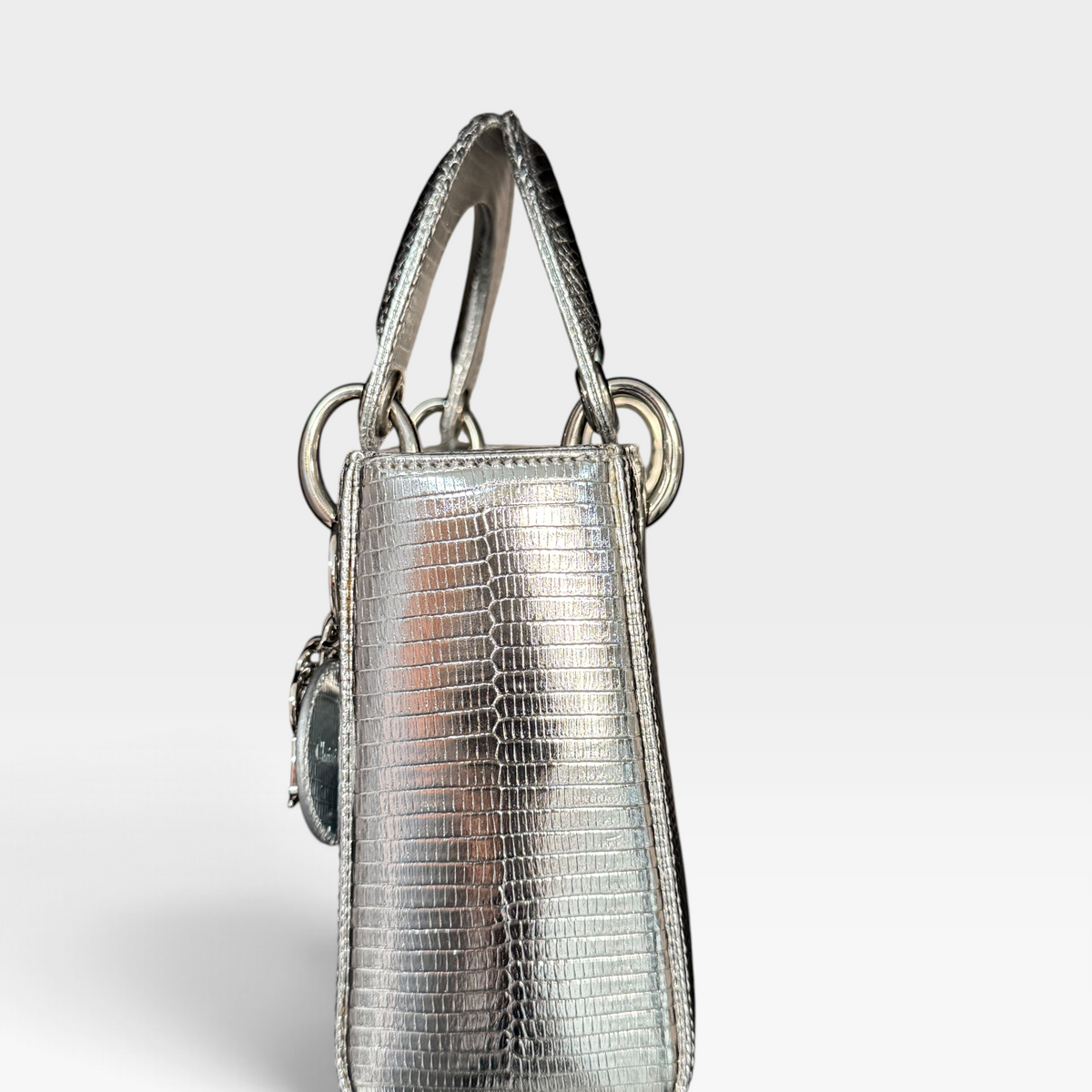 Christian Dior Lady Dior, Silver Lizard